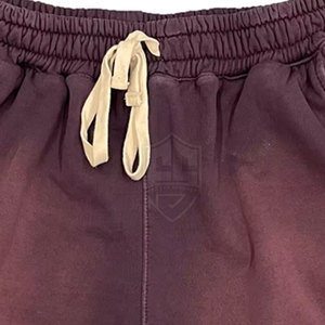 Shorts pour hommes délavés à l'acide design personnalisé haute qualité en coton décontracté uni grande taille XS motif délavé au soleil Mid Streetwear vente en ligne - Product Image 5