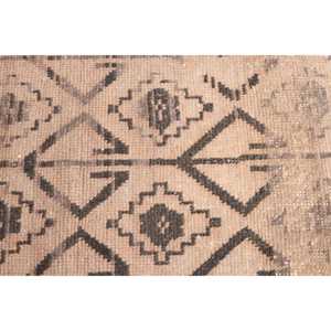 Vintage Area Rug 4.1x5.9 ft, <b>Brown</b> Patchwork Turkish <b>Wool</b> Rug - Product Image 5