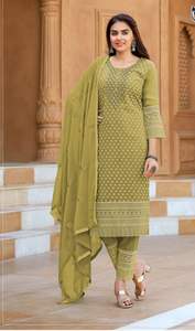 Conjunto Kurti de Alta Calidad para Mujer, Diseño Moderno, Bordado con Lentejuelas, Hecho a Mano, para Fiestas y Festivales, por Fab Zone - Product Image 4