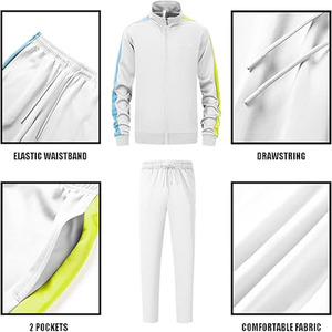 Service OEM Vêtements de sport Ensemble de survêtement décontracté à fermeture éclair Deux pièces Ensembles de survêtements de sport pour hommes téléchargés par Dress Sports - Product Image 5