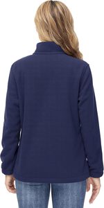 2024 chaqueta de lana transpirable con cremallera para mujer, estampado de algodón Polar ligero cálido para aventuras de invierno de talla grande - Product Image 2