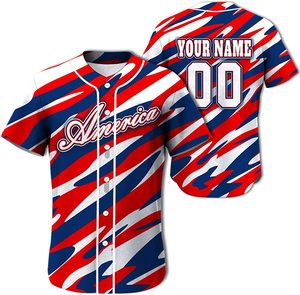 Camiseta de Béisbol al por Mayor de Alta Calidad, Nombre del Equipo Deportivo, Número, Manga Corta, Sublimación, Camiseta de Softbol, Camiseta de Béisbol - Product Image 3