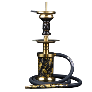 Narghilè Portatile Mini Chicha Originale in Acciaio Inossidabile El <span class=keywords><strong>Chapo</strong></span> di Alta Qualità, Satinato, Ecologico, con 1 Tubo, Altezza 35cm, Confezione Regalo - Product Image 4