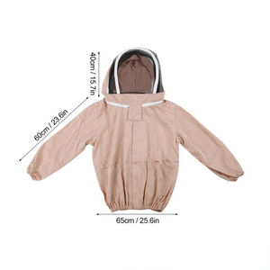 Traje de Apicultura con Capucha y Velo Protector, Ropa Protectora de Cuerpo Completo, Transpirable, de Algodón, Diseño Unisex, para Uso en Apicultura al Aire Libre, XECTRA - Product Image 5