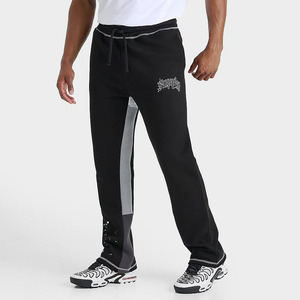 Pantalones de chándal acampanados personalizados OEM para hombre, pantalones de chándal para correr de algodón 100%, pantalones de chándal para hombre, pantalones de chándal acampanados sueltos lavados - Product Image 1