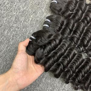 Meilleurs extensions de cheveux humains vierges 100% bruts vente en gros vendeurs de cheveux bruts ondulés naturels vietnamiens cambodgiens - Product Image 3