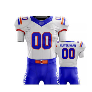 Vente en gros de nouveaux uniformes de football américain à la mode respirants grande taille à manches courtes fabriqués au Pakistan - Product Image 3
