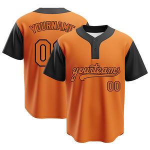 Maillot de baseball unisexe de haute qualité avec logo personnalisé, nom d'équipe personnalisé imprimé, taille plus, 100% polyester, léger et respirant - Product Image 1