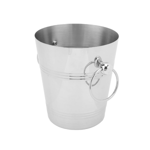 Aluminium <b>Wine</b> Cooler <b>Bucket</b> Barware Silver <b>Wine</b> Chiller Personalized <b>Wine</b> <b>Cooling</b> Tub Ice <b>Bucket</b> with Knob Handle Polished - Product Image 2
