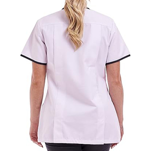 Uniforme de Hospital Personalizado al por Mayor para Hombres, Uniforme de Enfermería, Blusa con Cuello Camisero, Ribete Blanco, Túnica de Enfermera para el Cuidado de la Salud - Product Image 4