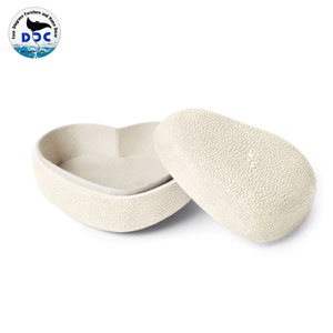 High Quality Faux Shagreen Jewelry Boxes Gift Packaging <b>Box</b> For <b>Necklace</b> Earrings Ring Heart <b>Box</b> From Vietnam - Product Image 4