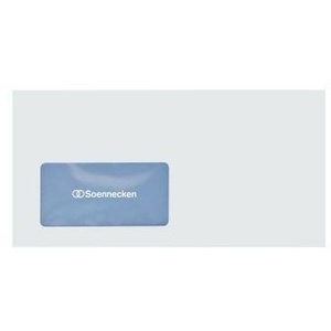 Sobres Largos Premium DIN Soennecken 220 x 110 mm, 100 g/m², Papel Blanco Autoadhesivo, 200 Unidades/Paquete SOE - Product Image 1