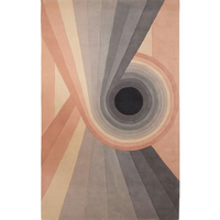 Tapis Vortex de luxe à poils longs et épais, 100% laine de Nouvelle-Zélande, antidérapant, couleurs personnalisées, décoration unique pour le salon