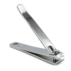 Coupe-ongles argenté coupe-ongles coupe-ongles à bord incurvé coupe-ongles en acier inoxydable - Product Image 1