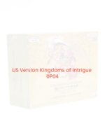 Boîte de boosters Kingdoms of Intrigue 0P-04, 24 paquets scellés de cartes à collectionner TCG, cartes de jeu de collection sur le thème de l'anime