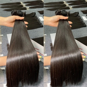 Vente en gros de paquets de cheveux bruts raides naturels extensions de cheveux humains vietnamiens cheveux vierges grand en stock - Product Image 3