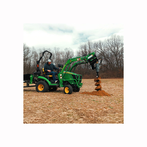 Fixation de pelle entraînée par prise de force pour forage de trou de poteau de tracteur excavation de sol tarière durable et système d'opération facile - Product Image 5