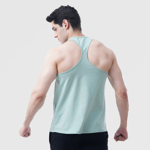 Camiseta sin Mangas de Algodón Sólido para Hombre, Chaleco Deportivo Transpirable de Verano para Correr, Gimnasio, Entrenamiento, Ocio, Chaleco Deportivo Informal Estampado OEM - Product Image 3