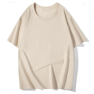 T-shirt unisexe en coton coupe ample-Coupe ras du cou Design polyvalent et confortable Occasions de tous les jours T-shirt régulier Fabricant de sport - Product Image 4