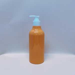 Bouteille PET orange d'usine du Vietnam 450ml - 28mm - 42g bouteilles vides pour lotion pour le corps shampooing revitalisant bouteille avec bouchon de tête de pompe - Product Image 5