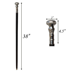 Handmade Wood <b>Walking</b> Cane with Metal Handle High Quality Classical Design Genuine Quality <b>Home</b> Decor for Sale - Product Image 6