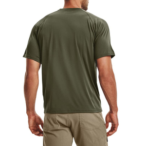 Style tendance du fabricant d'usine directe 100% coton T-shirt vierge de luxe lourd hommes Streetwear personnalisé long tricoté - Product Image 3