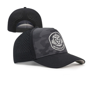 หมวกกอล์ฟโพลีเอสเตอร์น้ำหนักเบาปรับได้สำหรับทุกเพศหมวกสำหรับเล่นกอล์ฟกลางแจ้งวิ่งฝึกซ้อมหมวกปาร์ตี้ระบายอากาศได้ดี - Product Image 5