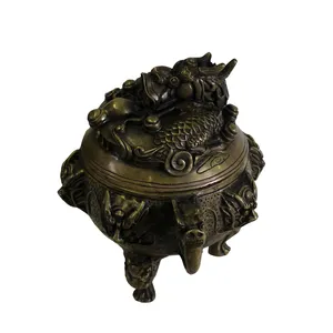 Brûleur à Bakhoor en laiton traditionnel pour encens à usage religieux, crée un environnement spirituel calme, 100% naturel, durable, pour la maison et les bureaux - Product Image 5