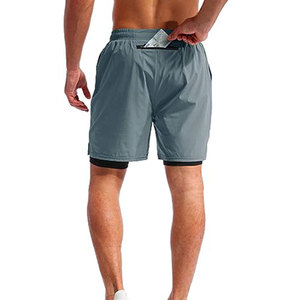 Pantalones cortos de gimnasio para hombre, novedad, color sólido, estilo callejero, hechos a medida, venta al por mayor para adultos - Product Image 4