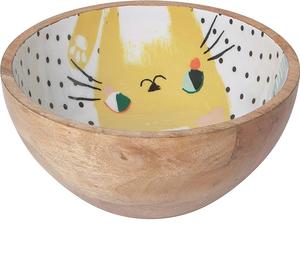 Cuenco de madera con Mango hecho a mano, esmaltado decorativo, con servidor para uso Multiusos y con la mejor calidad - Product Image 4