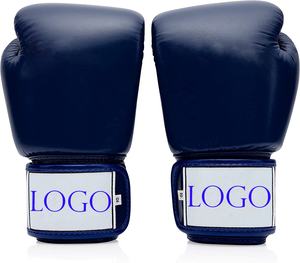 Nouveauté Gants de boxe en cuir de haute qualité Gants d'entraînement professionnels de Muay Thai MMA Gants de sparring à lacets Extérieur - Product Image 3