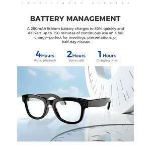 Gafas Inteligentes con IA de 800W Píxeles, Traducción de Fotos, Reconocimiento de Objetos, Control por Aplicación, Resistentes al Agua IP67 - Product Image 4