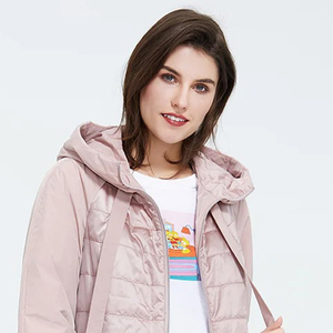 Fabrication de vêtements prix de gros femmes vestes bouffantes pas cher prix vêtements d'hiver fermeture éclair dernière conception veste respirante pour femmes - Product Image 5