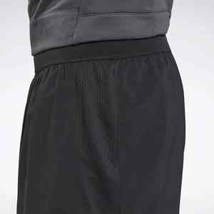 Short de course 100% coton pour hommes coupe régulière motif solide cinq pouces longueur style décontracté logo personnalisé pour exercice d'entraînement de gymnastique - Product Image 4