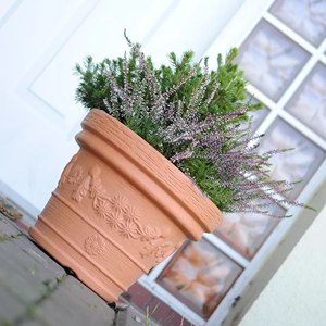 DECORA 8L. Maceta, dimensiones (mm) 300x300x235, color ladrillo - Product Image 3