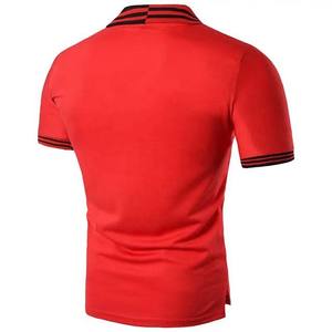 เสื้อโปโลคอโปโลผู้ชายสไตล์แฟชั่นใหม่เสื้อคอโปโลผ้าโพลีเอสเตอร์/ ผ้าฝ้ายขนาดใหญ่พิเศษออกแบบโลโก้ได้ตามต้องการ - Product Image 6