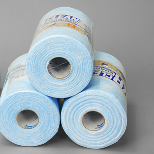 Krclean 200 Sheets Blue 20x20cm 1-Ply Kitchen Wipes Absorbent Paper Towel Roll for Cleaning Kitchen Surfaces - Product Image 2