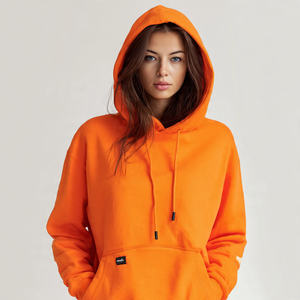 Sudadera con Capucha Holgada de Felpa de 550 GSM para Mujer, Ropa de Calle de Invierno, Sudadera con Capucha Holgada de Hombros Caídos para Mujer - Product Image 3