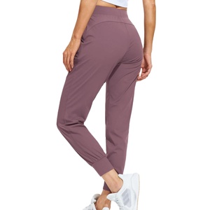 2025 Latest Designs Ladies Breathable Gym Cotton <b>Fleece</b> Sweat <b>Trousers</b> Women's Sweat Jogger High Waist Track Pants High Quality - Product Image 2