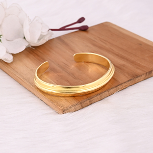 Brazalete Ajustable de Latón Chapado en Oro de Alta Calidad, Brazalete Hecho a Mano para Mujer, Joyería de Latón, Fabricante Mayorista - Product Image 5