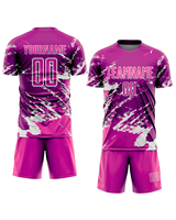 Uniforme de Fútbol Personalizado con Camiseta Ligera y Pantalones Cortos, Tejido Transpirable y Cómodo, Ideal para Equipos Juveniles y Adultos