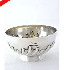 Tazón de servir de chocolate y postre de diseño de acero inoxidable de metal de última apariencia para restaurante y bar de hotel - Product Image 2