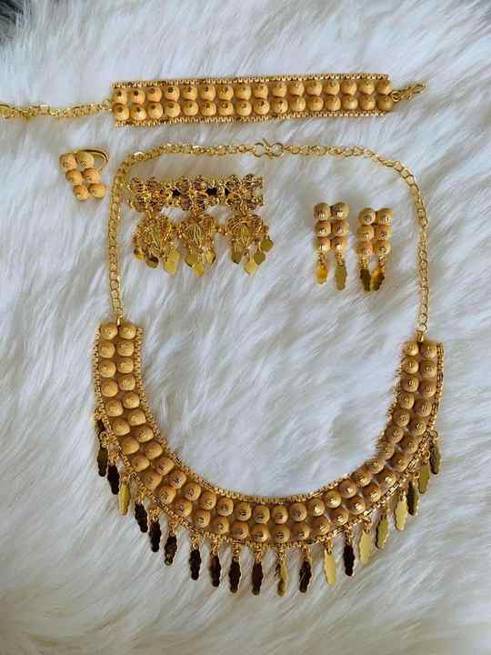 USA Vintage 24K Gold Plated Diamond Fashion Set Includes Necklace Earrings Brooches-Copper Perfect Gift Direct Comoros Mayotte
