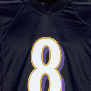 Camiseta de fútbol americano sublimada malla personalizada éxito de ventas camisetas de fútbol americano totalmente bordadas con camiseta de media manga para hombre - Product Image 3