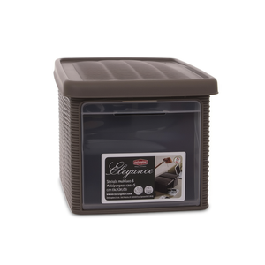 Stefanplast ELEGANCE Gris tourterelle 30022 Conteneur 5,5 L Bac de rangement en plastique au design élégant - Product Image 2