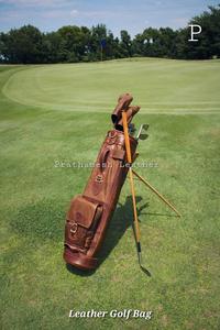 Sacs de golf en cuir de haute qualité sacs de support de voiturette de golf OEM de luxe sacs de golf en gros sacs de golf en cuir véritable PU produit tendance 2025 - Product Image 3