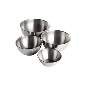 Ensemble de bols en acier inoxydable de grande, moyenne et petite taille, robustes, résistants à la rouille, polyvalents pour la préparation, le service, le mélange et la cuisson dans la cuisine - Product Image 6