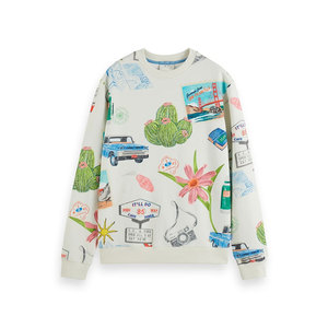 เสื้อสเวตเชิ้ตคอกลม ดีไซน์ทันสมัย รับผลิตตามแบบ OEM เสื้อสเวตเชิ้ตผ้าฝ้ายเรียบสำหรับผู้ชาย ผลิตในปากีสถาน - Product Image 1