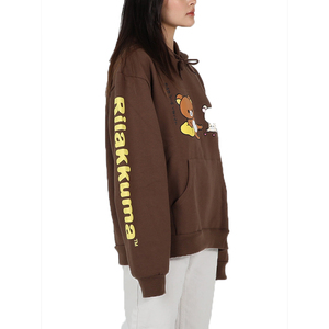 Sudadera corta con capucha para hombre, fabricante oem, 100% algodón, con borde cortado, dobladillo sin procesar, Impresión de farol, personalizada - Product Image 3