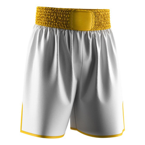 Shorts de boxe pour hommes de qualité supérieure, logo personnalisé, shorts d'arts martiaux confortables, plusieurs couleurs, vente en gros de vêtements de combat - Product Image 5